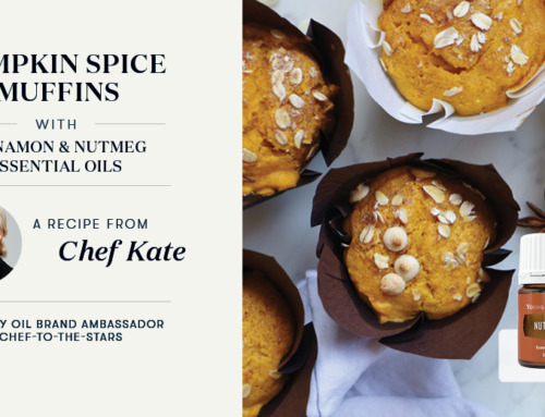 Pumpkin Spice Muffins with Cinnamon & Nutmeg Essential Oils