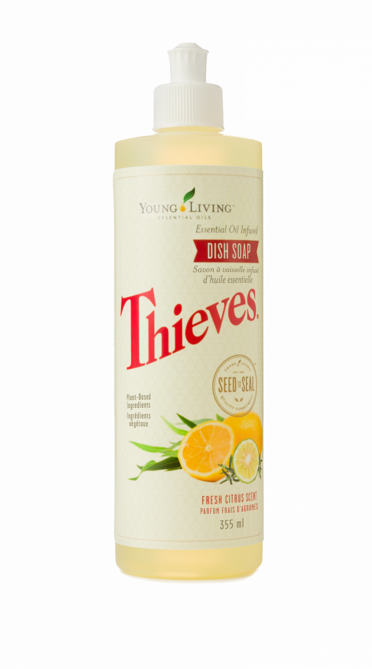 How To Make 25 DIY Cleaners With One Bottle Of Thieves Household   ThievesDishSoap 535003 355ml CA Silo 2017 Copy 1 1200x2158 