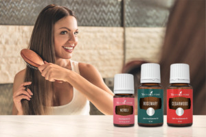 Neroli, Rosemary and Cedarwood essential oils for hair