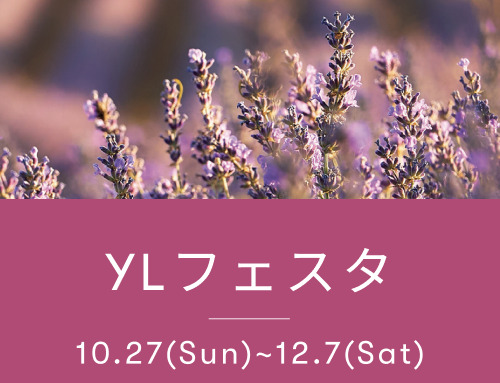 YLフェスタ 10・11・12月のご案内 ｜ 全国各地でアロマ体験型イベント・YLフェスタを開催！