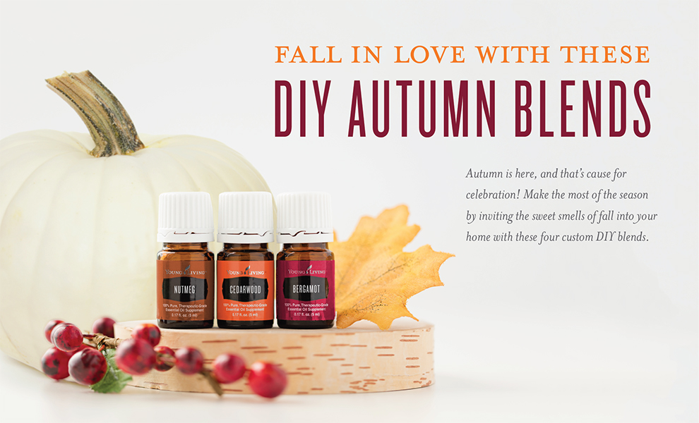 DIY autumn essential oil blends Young Living Blog